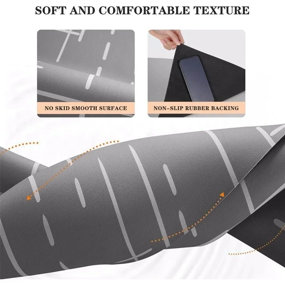 Diatomaceous  Bath Mat Super Absorbent and  Washable 16x24. color grey